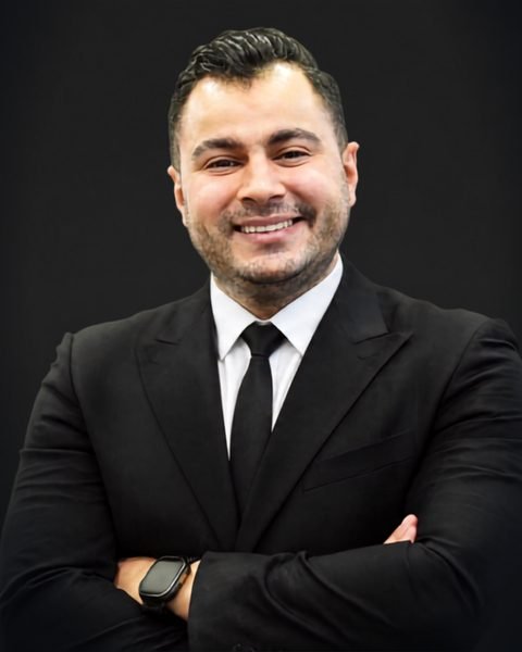 Ahmed Gaber, Senior Mortgage Advisor at Loan Arrangers, studio portrait